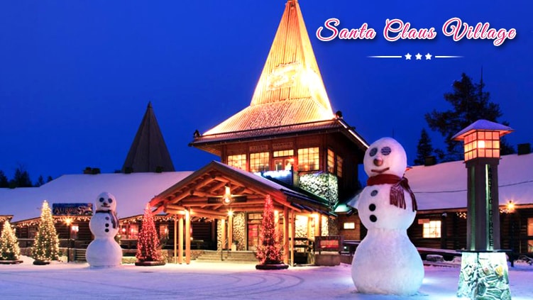 luxury santa claus village holiday tour packages